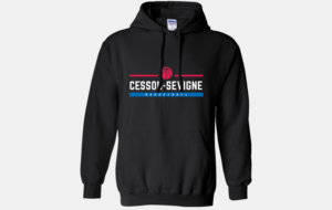 Hoodie Noir/ Bleu